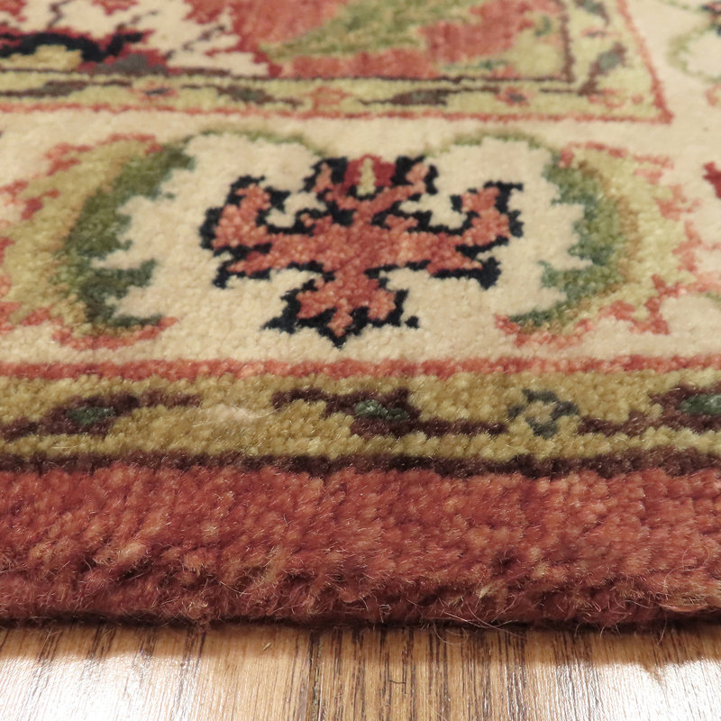 Mahal Hand Knotted Wool Area Rug, Runner 2'7" x 12'