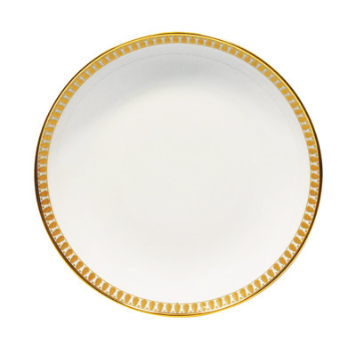 Plumes Porcelain Soup Plate