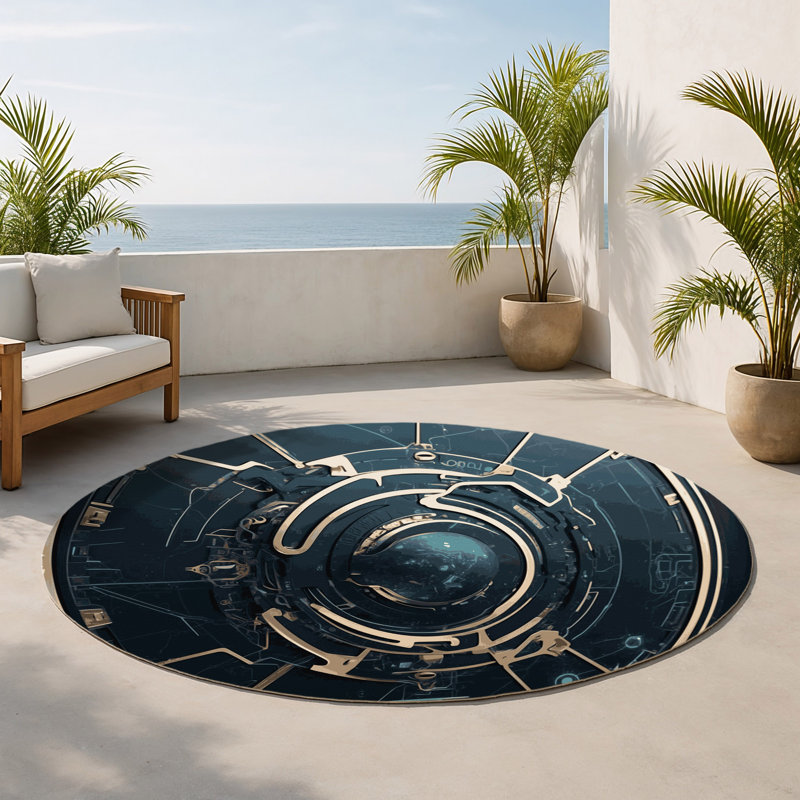 Tapis intérieur et extérieur Galactic Nexus, Rond 5 pi