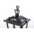 Jamila 7 inch Outdoor Pendant in Black