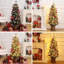 2 pièces arbre de Noël artificiel 4,5 pi