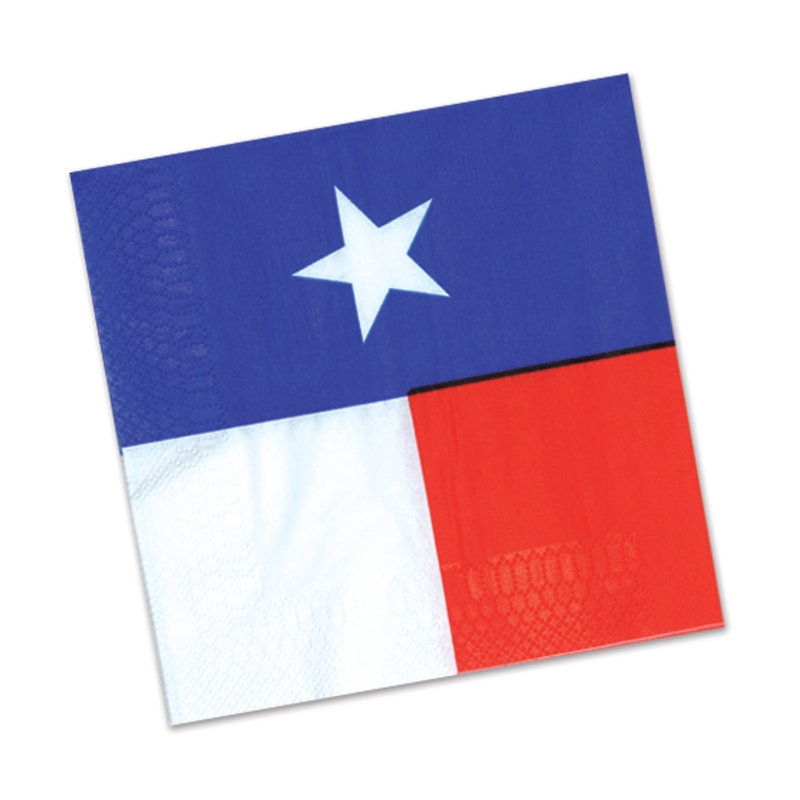 Serviettes de papier texas repass jetables, l 6,5 po x L 6,5 po