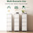 White 4 Drawer File Cabinet On Wheels, Metal, Adjustable Bar, - Tilt System, Easy Assembly, Steel Bearing Suspension, Low Maintenance Vertical Cabinet, White, Secure Storage For Valuables, Feature,-1975921852