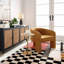 Upholstered Barrel Chair-1991052528