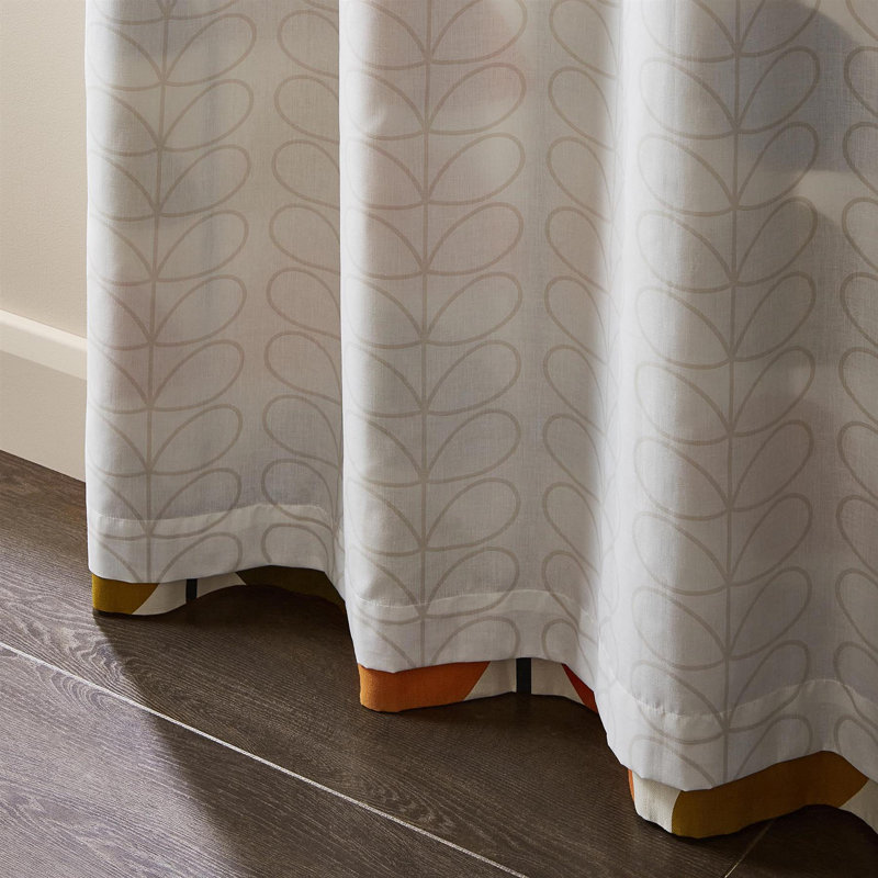 Eyelet Light Filtering Curtain, 168 W x 229 H cm