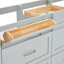 ARIEL Monroe 72 Double Sink Bathroom Vanity with Carrara Quartz Top-99405063