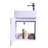 Townville 17.75'' Single Bathroom Vanity with Ceramic Top