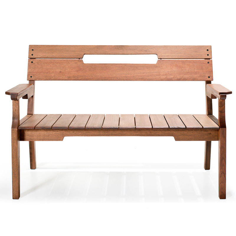 Banc de jardin en bois Marvine