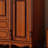American Retro Light Luxury Brown Wardrobe