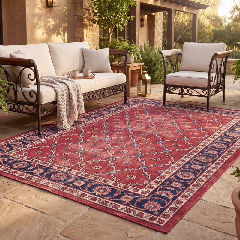 Tapis Montrose traditionnel à motif floral intégral, bleu marine, orange, or, vert, crème, ivoire, lavable à la machine, antidérapant, à poils courts, pour l'intérieur et l'extérieur, adapté aux animaux domestiques, idéal pour le salon, la chambre, la salle à manger, l'entrée, le couloir ou le bureau.