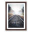 Train Tracks in the Mist - Picture Frame Painting Print-56855800-56855804