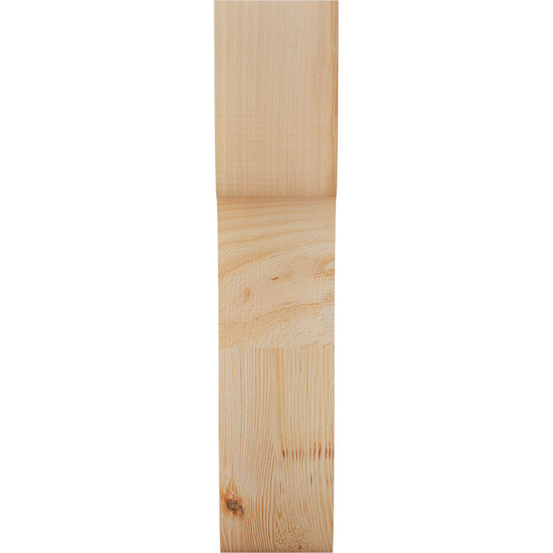 Corbeau Carmel, H 26 po x l 5,5 po x P 10 po, Sapin de Douglas, Lisse
