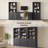 Cesiro 6-Tier Bookcase With 2 Fluted Doors And Adjustable Shelves-228533505