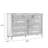 Walnut Solid Wood Accent Cabinet