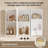 Medicine Cabinet Storage Shelves, Bathroom Medicine Cabinet With Lighting, Three-Door Bathroom Wall Cabinet With Led Lights, Adjustable Shelves And Sockets-126451369