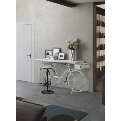 Frier 198cm Solid Wood Top Console Table