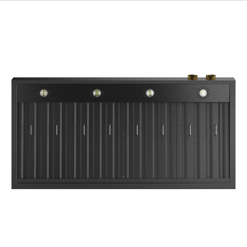 Kucht 48" W Stainless Steel Wall Mounted Required Range Hood