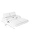 Canapé-lit escamotable de 73,2 po, canapé-lit convertible 3-en-1, causeuse multifonctionnelle en velours