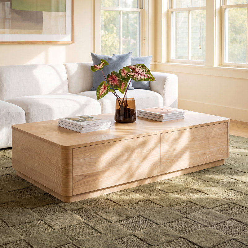 Mille Storage Coffee Table, Oak