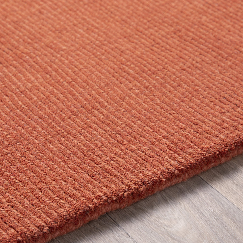 Crowe Handmade Wool Area Rug, Round 8'
