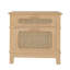 Table de chevet 27,5 x 18 x 26 po en placage de bois de pin, style bohème Mid-Century