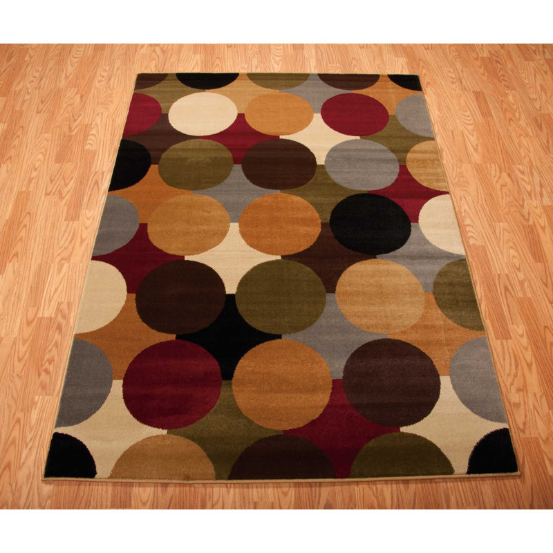 Sebuhi Geometric Indoor Rug, Rectangle 5'3" x 7'3"