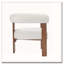 Fauteuil d'appoint rembourré en velours-1994665495