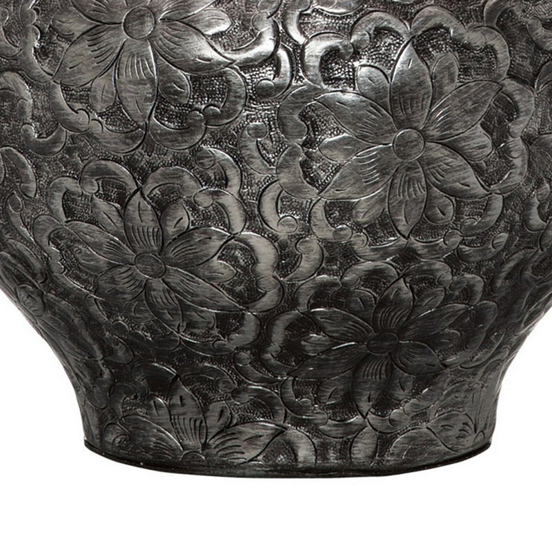 Lampe de table standard 26 po Bolan, Argent