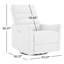 Fauteuil inclinable électrique pivotant Dezra Gabi