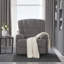 Fauteuil inclinable berçant et pivotant manuel de 39,7 po Breasha-886957108