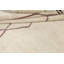 Tapis beige en laine noué à la main de conception unique 5 pi 9 po x 9 pi 5 po New Age