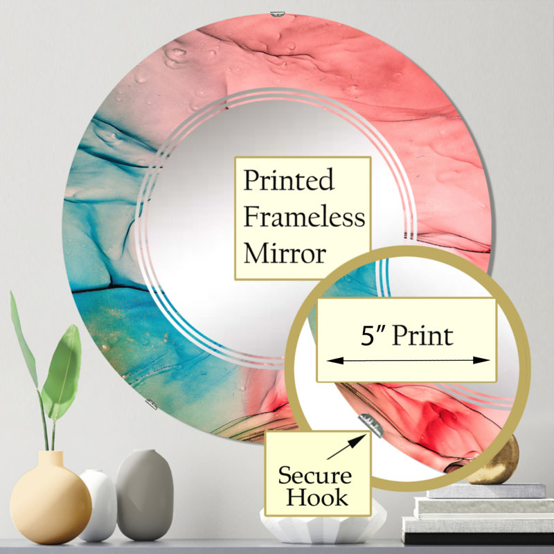 Miroir de salle de bain sans cadre, 24 po x 24 po