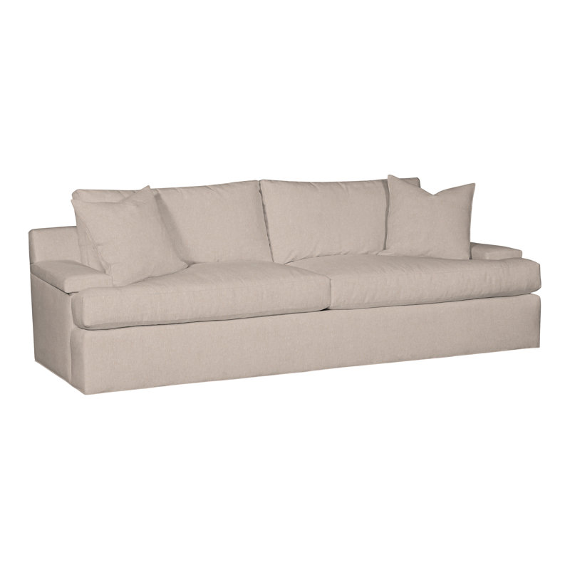 American Bungalow 96"Crew Sofa, Jiggles Fawn