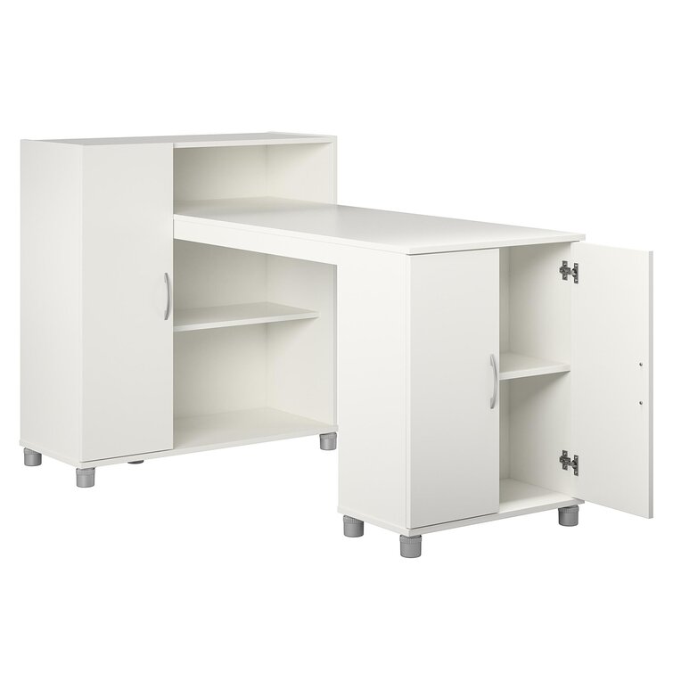  South Shore Artwork Craft Table with Storage, Pure White : Home  & Kitchen