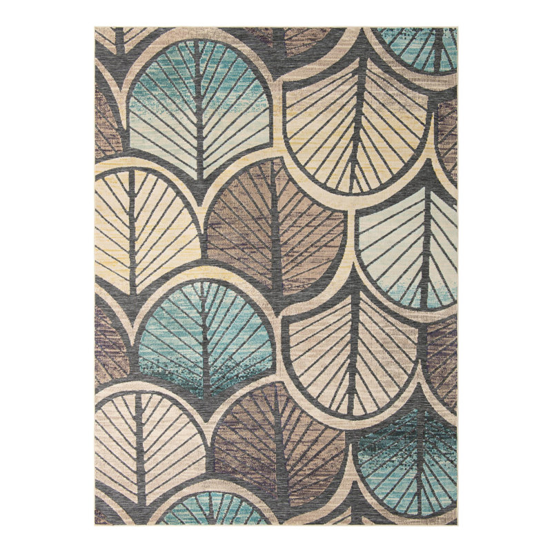Wrought Studio Diab Marelda Indoor/Outdoor Area Rug, Rectangle 9' x 12'