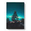 Tree On A Mountain Top In Abstract - Wrapped Canvas Print-55302647