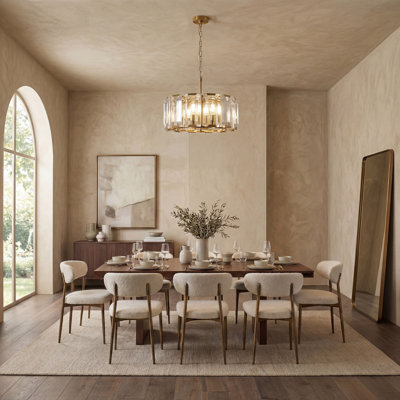 Lustre en verre Ellcey Symone
