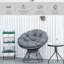 Freeburg Swivel Steel Outdoor Lounge Chair