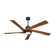 5 - ABS Blades Indoor Ceiling Fan with Light and Remote