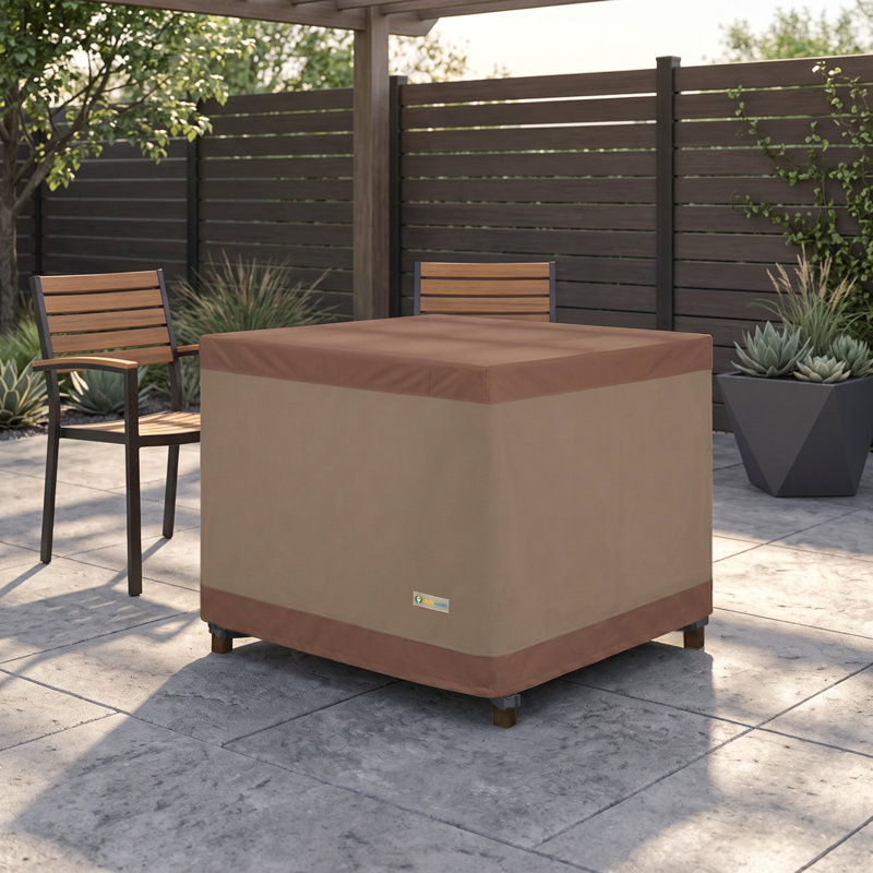 Khurram Outdoor Patio Table Cover, 32" H x 42" W x 42" D