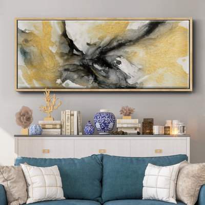 Golden Harmony - toile encadrée