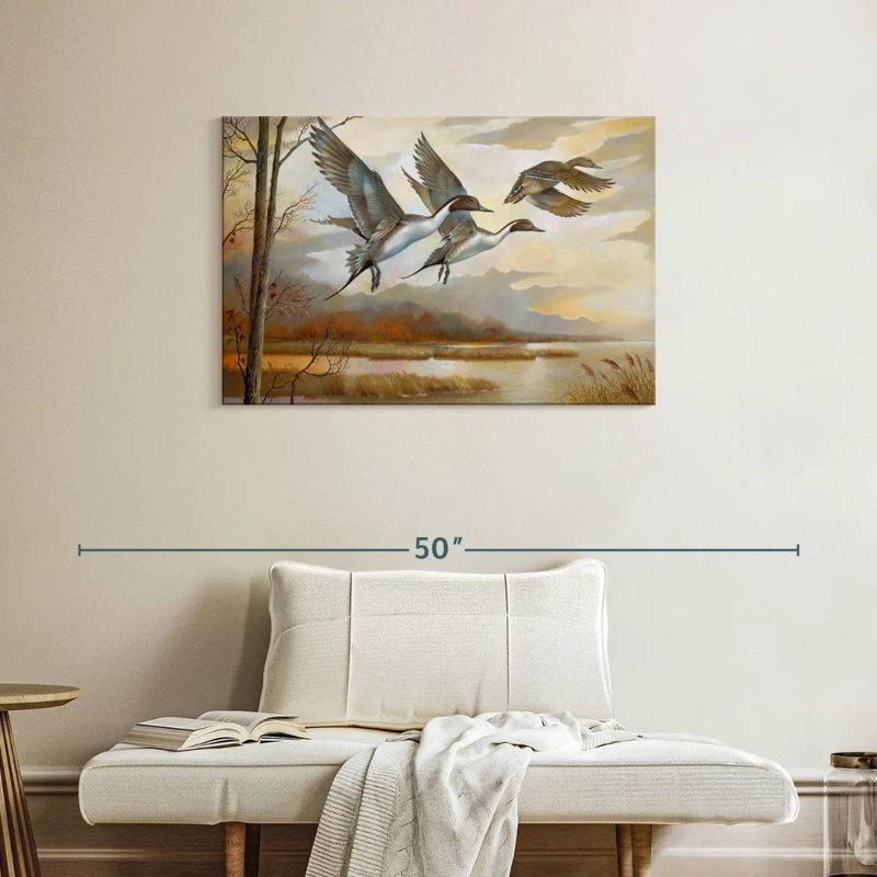 Pintails, 24" H x 36" W