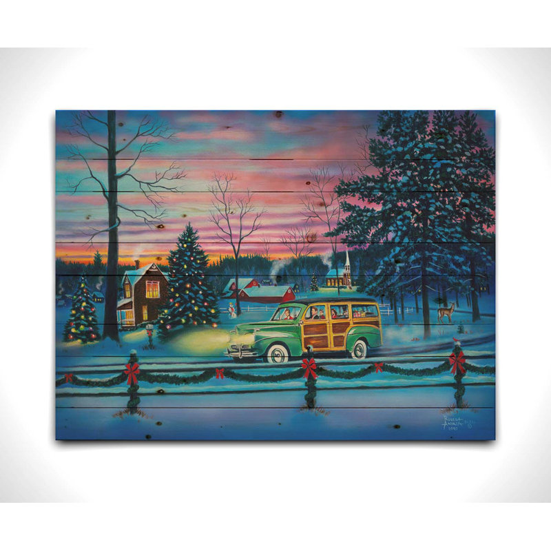 «To Go» par Robert Andrea, Bois, H 9 po x l 12 po x P 1,5 po, Non