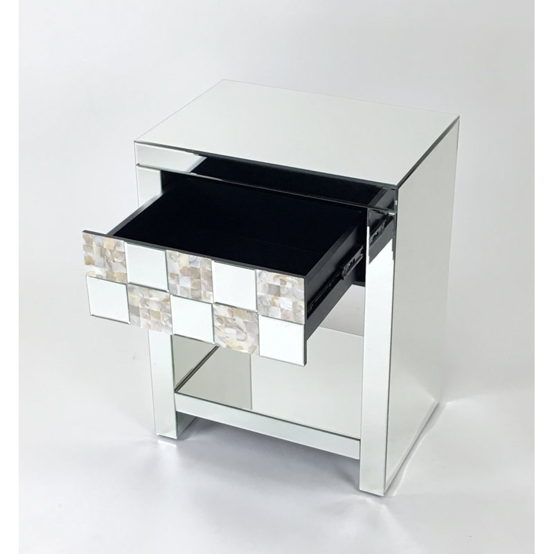 Chevet miroir biseauté Tryston