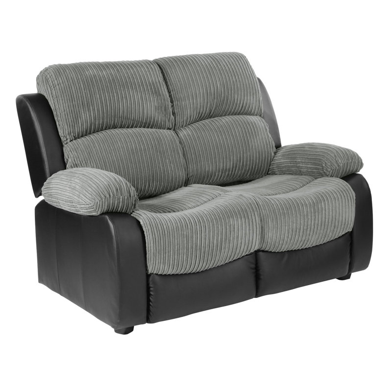Hedgar 2 Seater Faux Leather Loveseat