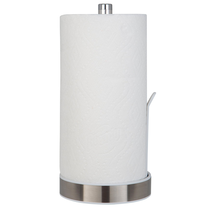Porte-essuie-tout autoportant, Blanc