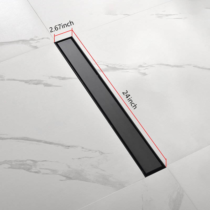 Linear Grid Shower drain