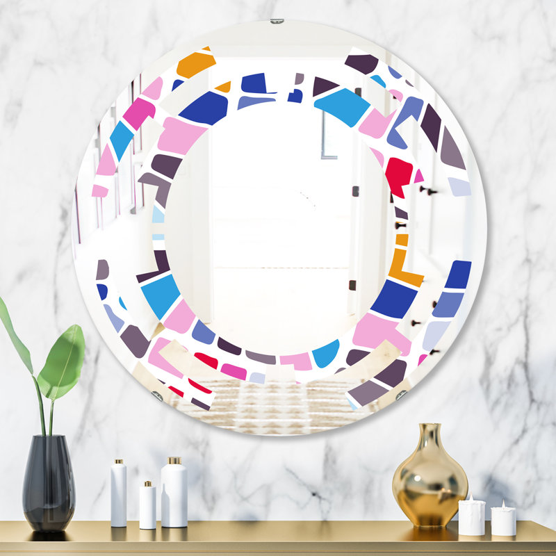Miroir mural Wave, H 31,5 po x l po