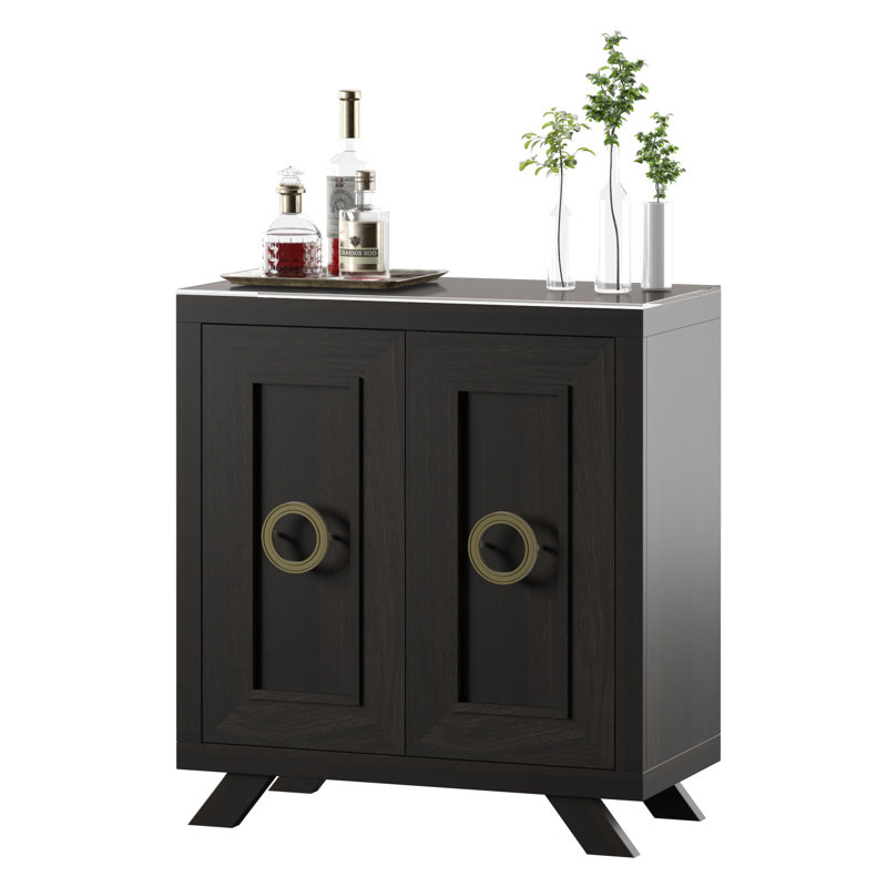 Carville 31.5'' Bar Cabinet, Bellmont Mahogany
