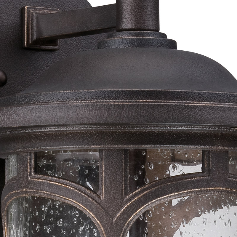 Lanterne murale d'extérieur à 3 ampoules Sheppard, H 14,5 po x l 9 po x P 10 po, Bronze palladien